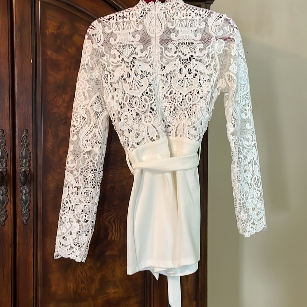 White Romper Medium - image 2